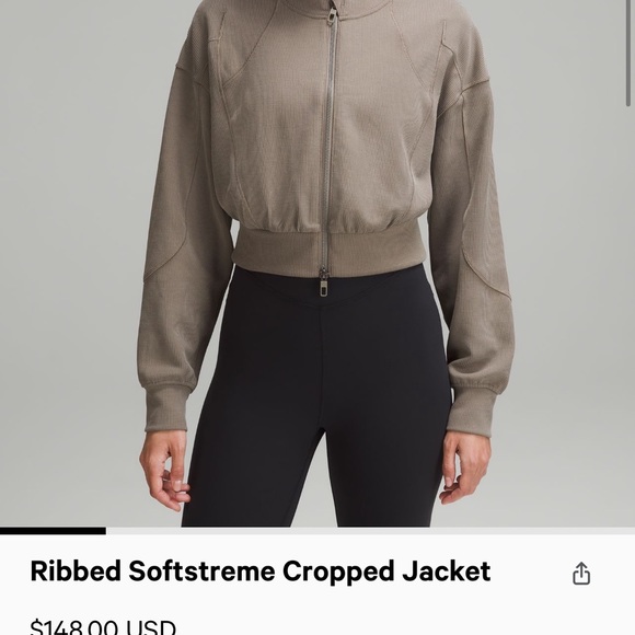 NWOT Lululemon Jacket sz 4 - softstream material (no top, no pants) - Picture 4 of 8